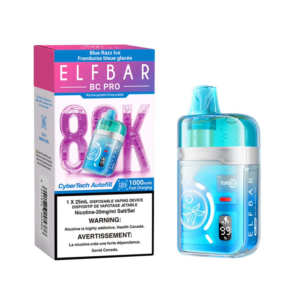disposable vape quebec Elf Bar BC Pro 80,000 Puffs Voopoo Drag S3 Kit 510 Threaded Choose Flavor:Super Fresh Menthol