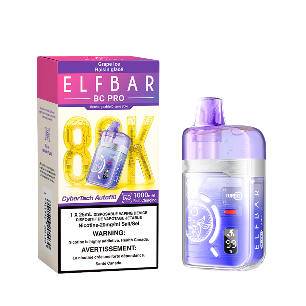 vape prices canada Elf Bar BC Pro 80K Grape Ice – 80,000 Puffs Premium E-Liquid Flavor ::Hera (Strawberry Cream) utah banning vape flavors