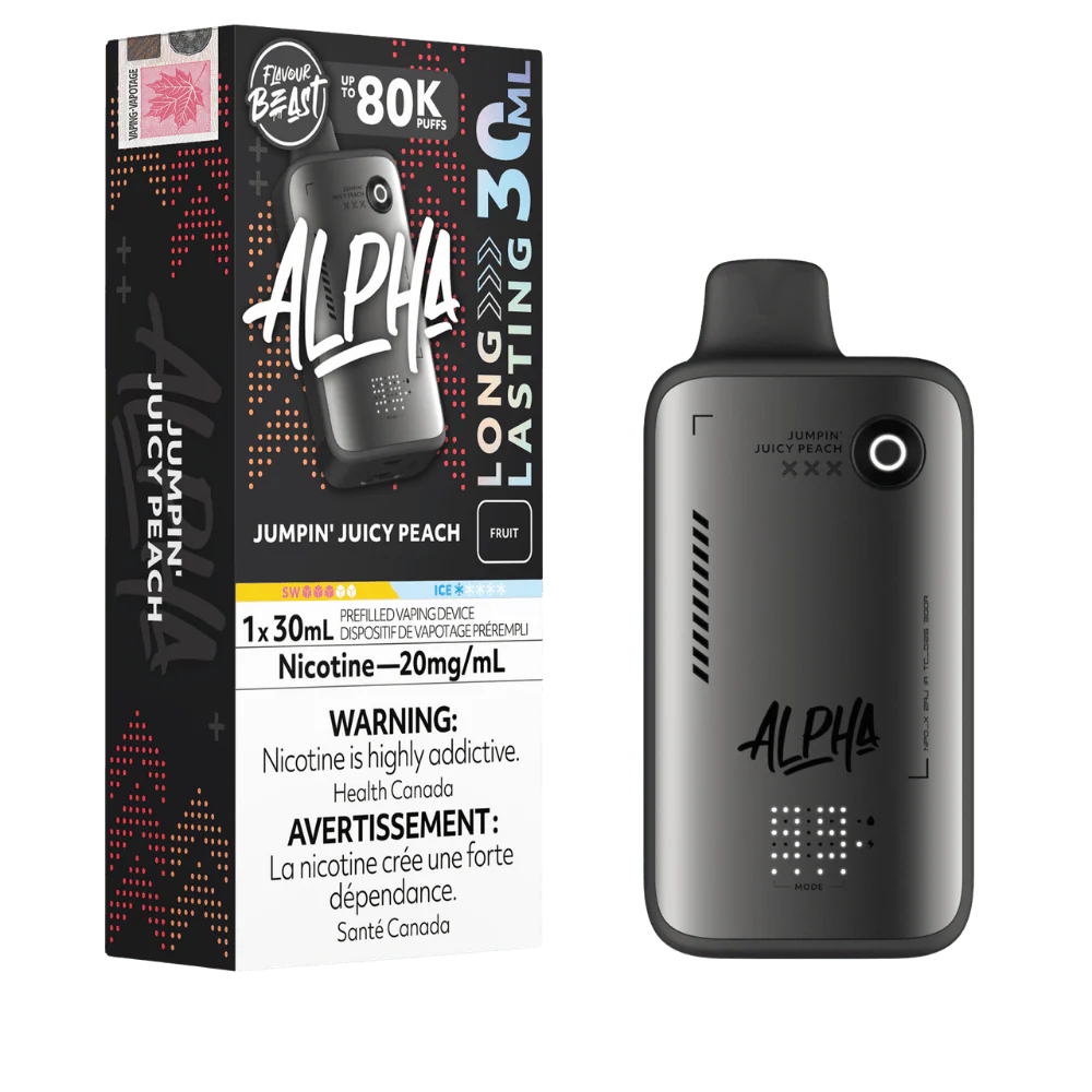Flavour Beast Alpha 80k disposable vape | Jumpin' Juicy Peach (30ml)  Uni  Vape