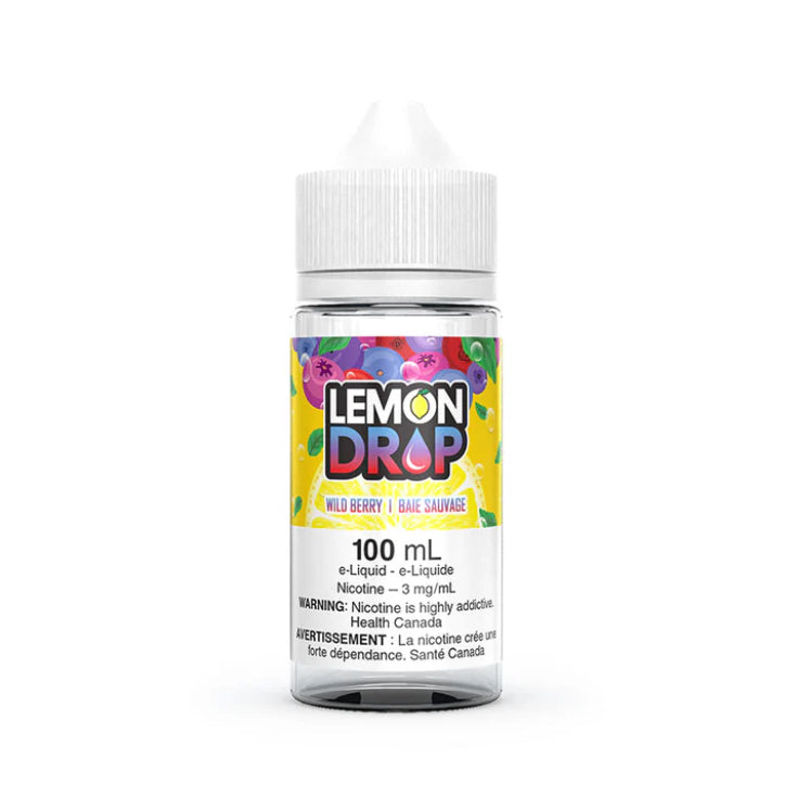 LEMON DROP WILD BERRY FREEBASE E-LIQUID 30mL
