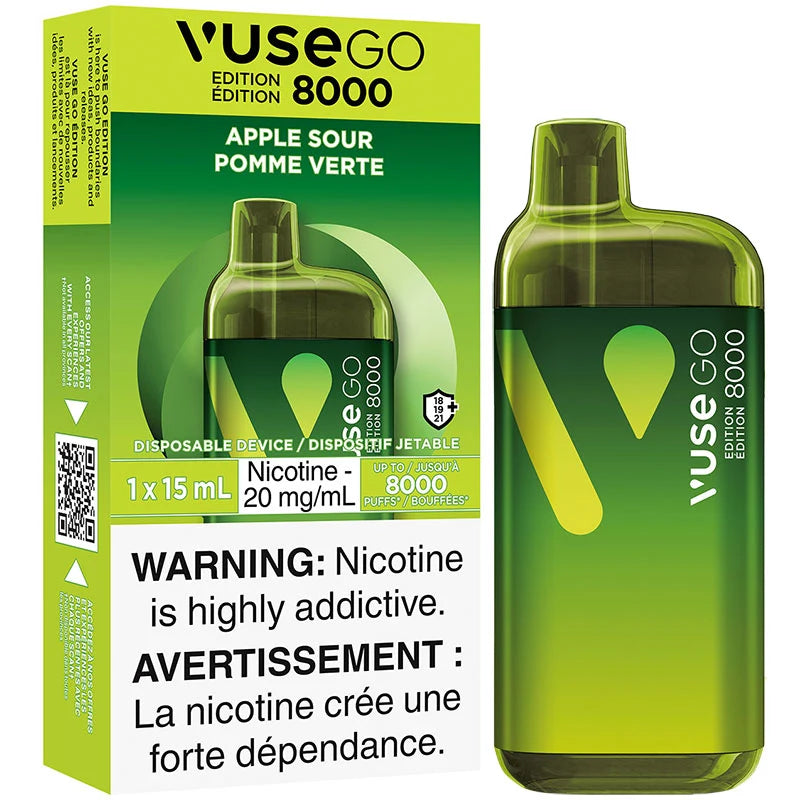Vuse GO 8000 Disposable Vape - Apple Sour