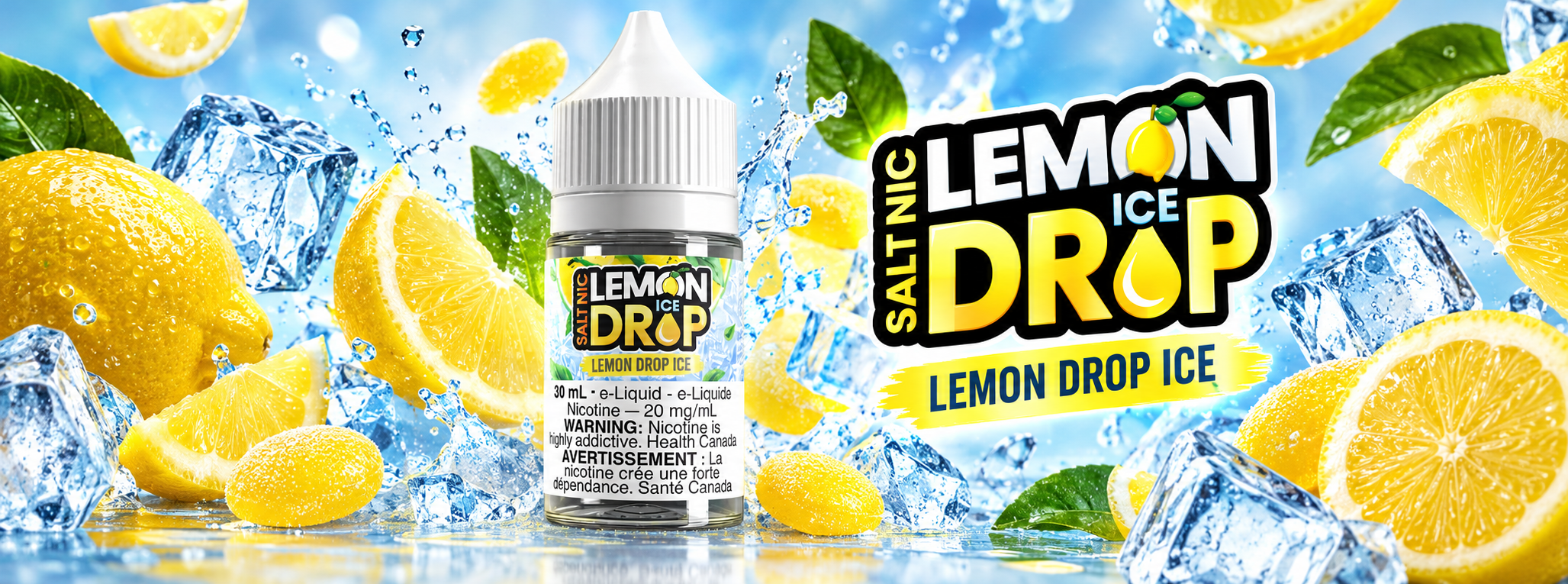 Lemon Drop Ice Salt 30ml – Uni Vape