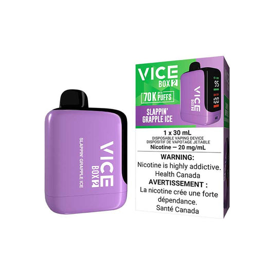 VICE BOX 2 70K SLAPPIN GRAPPLE ICE DISPOSABLE VAPE