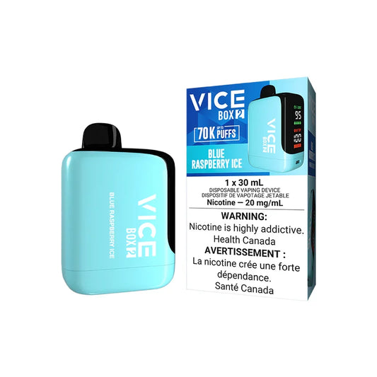 VICE BOX 2 70K BLUE RASPBERRY ICE DISPOSABLE VAPE