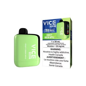 VICE BOX 2 70K FROSTY GREEN APPLE DISPOSABLE VAPE