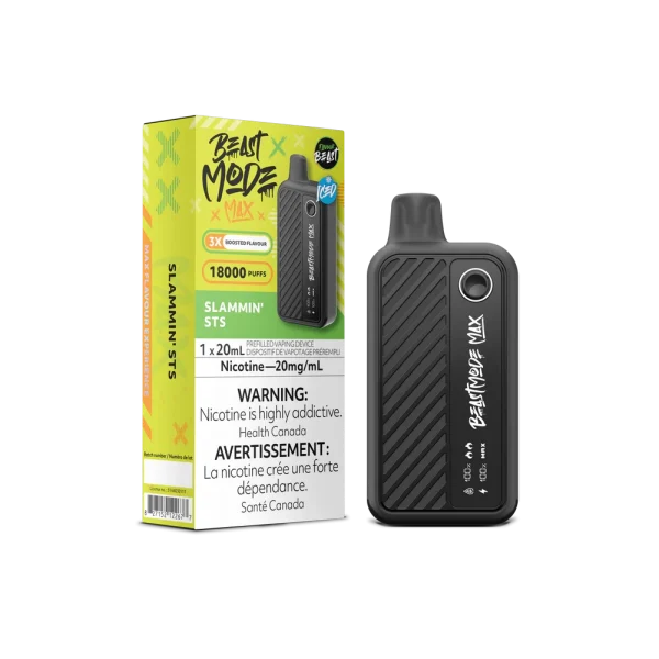 BEAST MODE MAX 18K SLAMMIN STS BY FLAVOUR BEAST DISPOSABLE VAPE