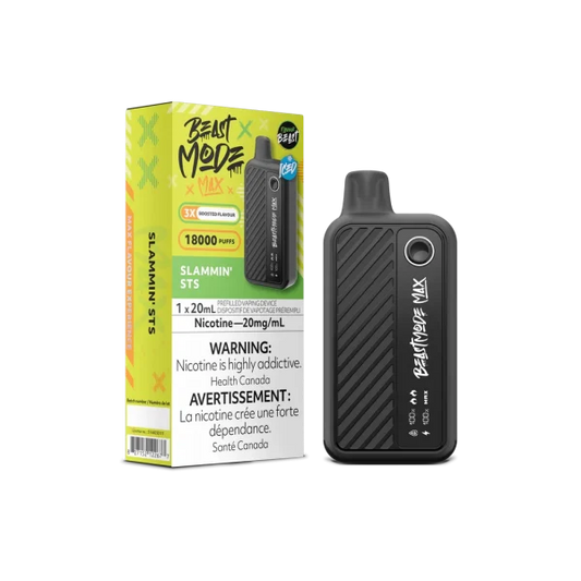 BEAST MODE MAX 18K SLAMMIN STS BY FLAVOUR BEAST DISPOSABLE VAPE