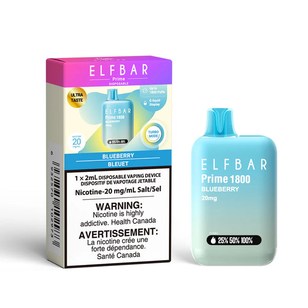 Elf Bar Prime 1800 Blueberry disposable