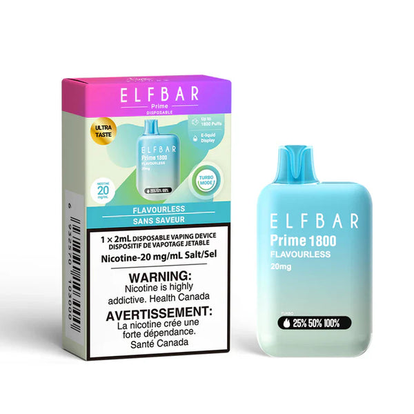 Elf Bar Prime 1800 Flavourless disposable