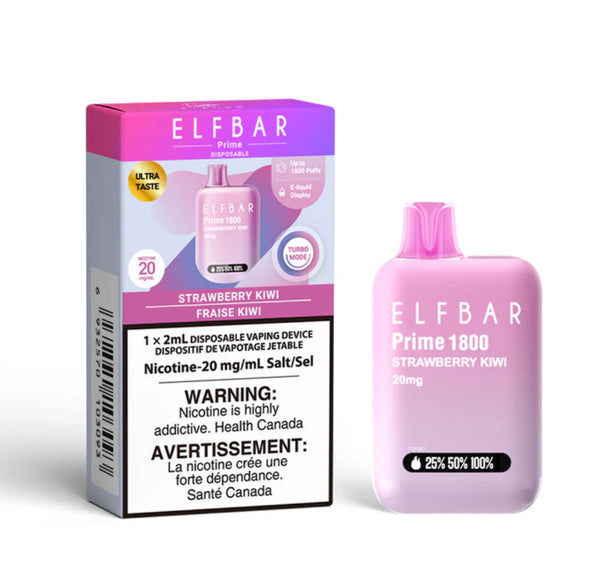 Elf Bar Prime 1800 Strawberry Kiwi disposable