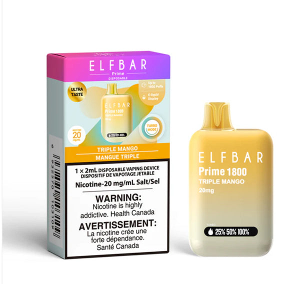 Elf Bar Prime 1800 Triple Mango disposable