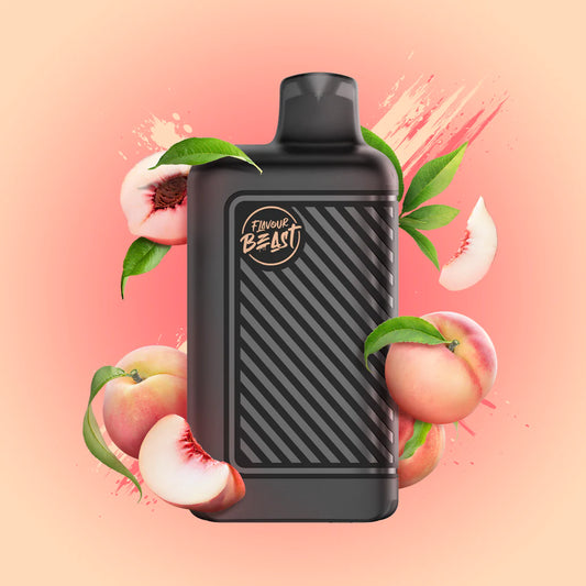 FLAVOUR BEAST BEAST MODE DISPOSABLE VAPE - WICKED WHITE PEACH