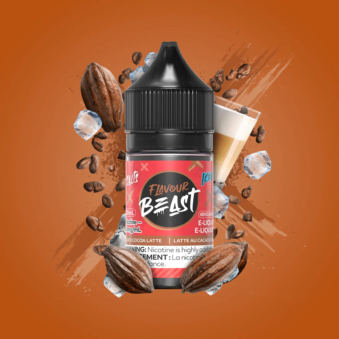 FLAVOUR BEAST E-LIQUID 30ML - LOCO COCOA LATTE ICED