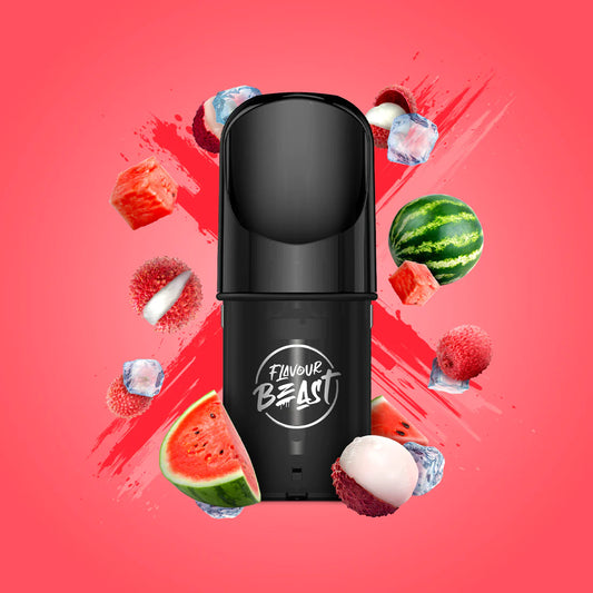 FLAVOUR BEAST PRE-FILLED POD - LIT LYCHEE WATERMELON ICED
