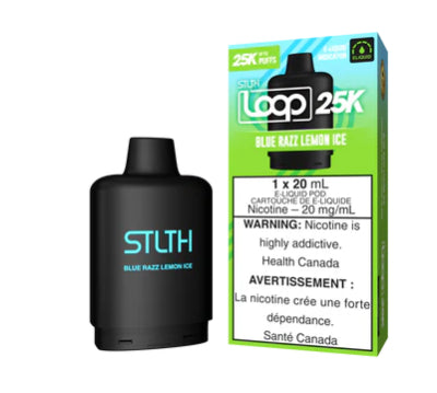 STLTH LOOP 25K BLUE RAZZ LEMON ICE DISPOSABLE POD