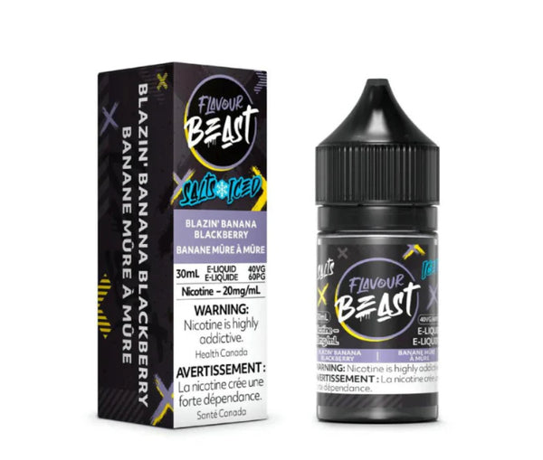 FLAVOUR BEAST E-LIQUID 30ML - BLAZIN’ BANANA BLACKBERRY