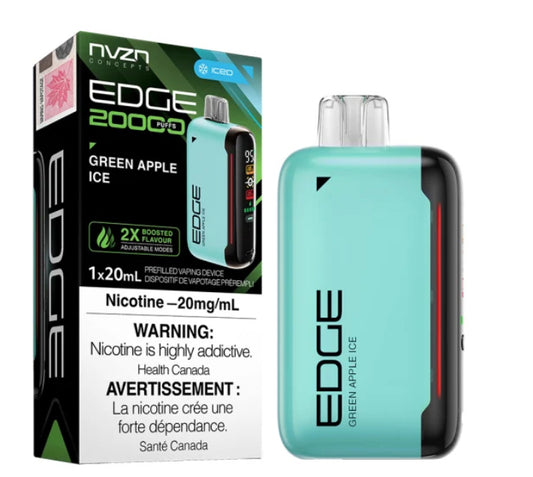 NVZN EDGE 20K GREEN APPLE ICE DISPOSABLE VAPE