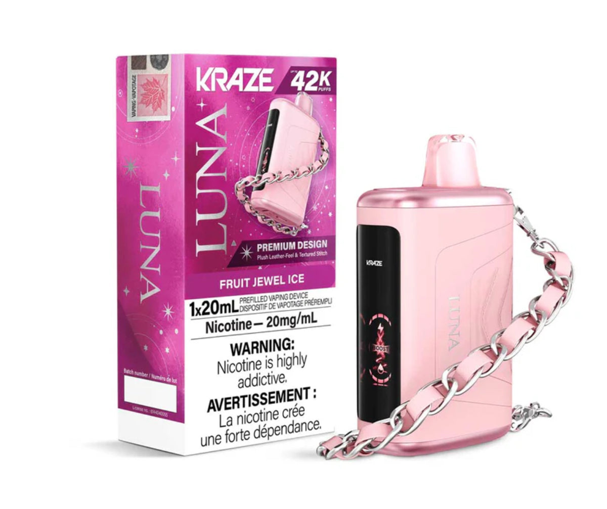 KRAZE LUNA 42K FRUIT JEWEL ICE DISPOSABLE VAPE