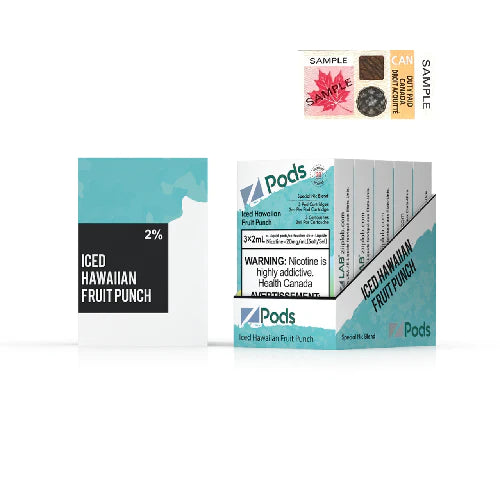 ZIIP LAB Z POD CARTRIDGE PRE-FILLED 3 PIECE PACK - HAWAIIAN FRUIT NECTAR