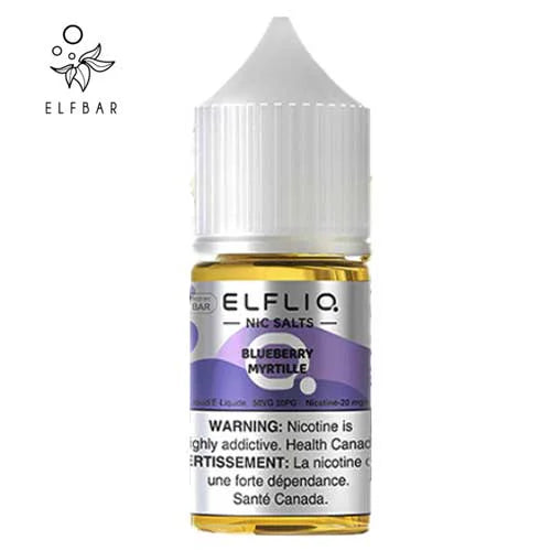 ELFLIQ NIC SALTS E-LIQUID 30ML - BLUEBERRY MYRTILLE