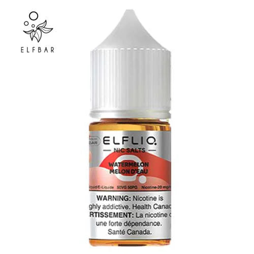 ELFLIQ NIC SALTS E-LIQUID 30ML - WATERMELON