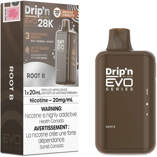 ENVI DRIP'N EVO 28K DISPOSABLE VAPE - ROOT B