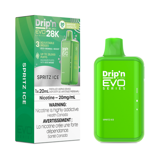 ENVI DRIP'N EVO 28K DISPOSABLE VAPE - SPRITZ ICE