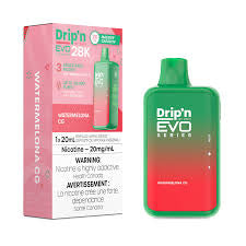 ENVI DRIP'N EVO 28K DISPOSABLE VAPE - WATERMELON CG