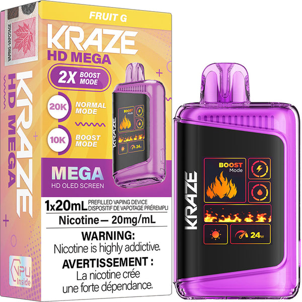 Kraze HD Mega 20 000 Fruits G