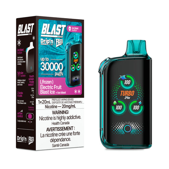 Drip’n Envi Fasta Blast 30k- Electric Fruit Blast Ice