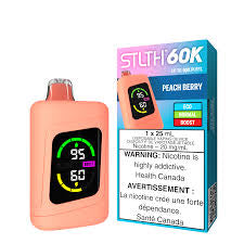 VAPE JETABLE STLTH 60K LITCHI MELON GLACE (60000 BOUFFÉES)