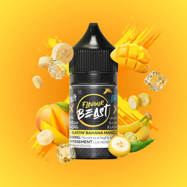 FLAVOUR BEAST E-LIQUID 30ML - BLASTIN’ BANANA MANGO ICE