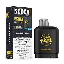 FLAVOUR BEAST LEVEL X G2 ULTRA 50k POD- BUSSIN BANANA