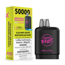FLAVOUR BEAST LEVEL X G2 ULTRA 50k POD- GLEAMIN’ GRAPE WATERMELON MINT