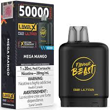 FLAVOUR BEAST LEVEL X G2 ULTRA 50k POD- MEGA MANGO
