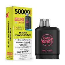 FLAVOUR BEAST LEVEL X G2 ULTRA 50k POD- SMASHIN’ STRAWBERRY JEWEL