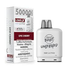 FLAVOUR BEAST LEVEL X UNLEASHED 50k POD- EPIC CHERRY