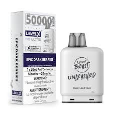 FLAVOUR BEAST LEVEL X UNLEASHED 50k POD- EPIC DARK BERRIES