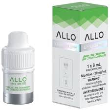 ALLO ULTRA 10K POD- LEMON LIME CRANBERRY