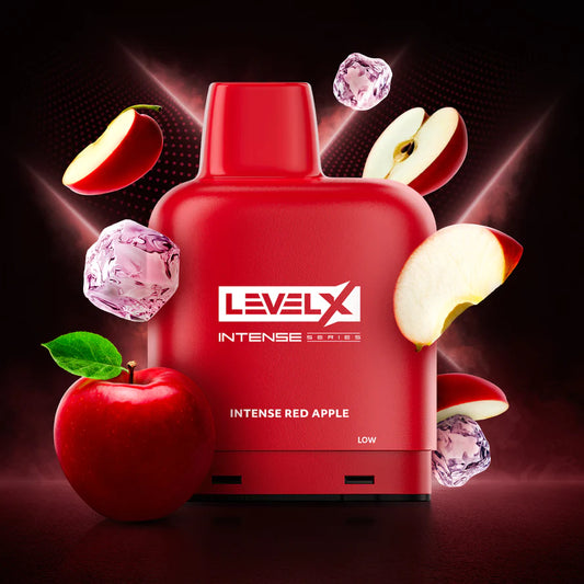LEVEL X INTENSE SERIES PRE-FILLED PODS - RED APPLE