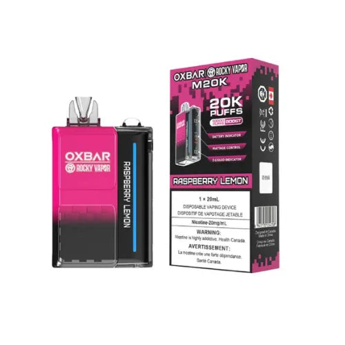 Rocky Vapor Oxbar M20K Nicotine Free - Raspberry Lemon