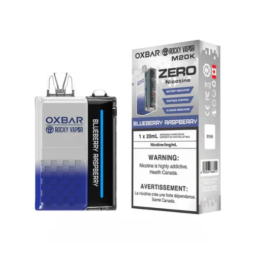 Rocky Vapor Oxbar M20K Nicotine Free Blueberry Raspberry