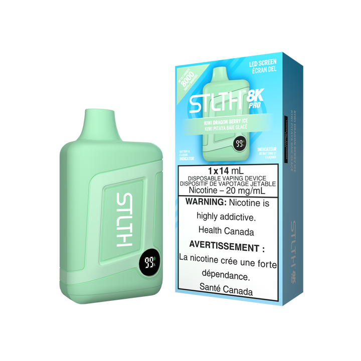 STLTH 8K PRO DISPOSABLE VAPE - KIWI DRAGON BERRY ICE