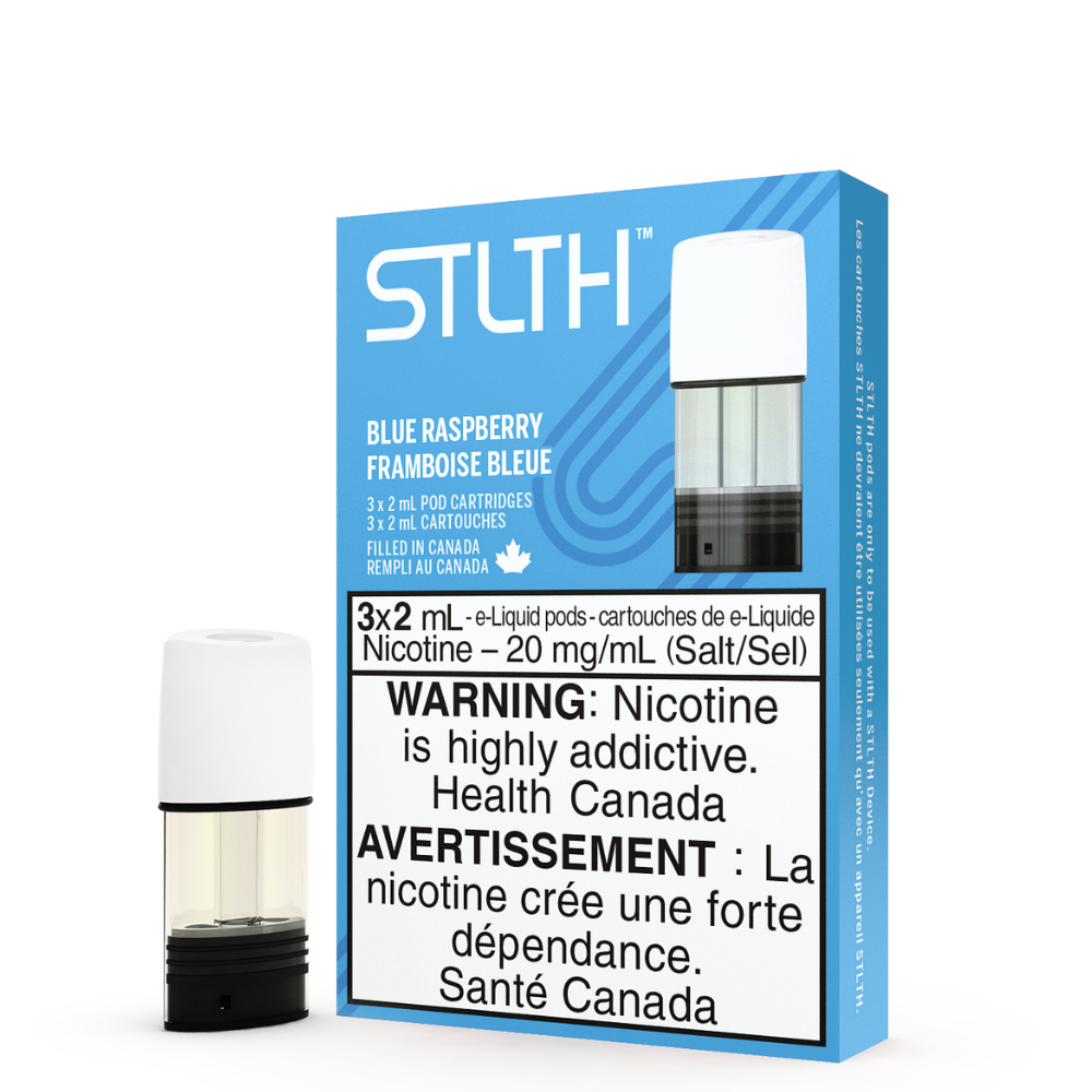 STLTH POD CARTRIDGE PRE-FILLED 3 PIECE PACK - BLUE RASBERRY