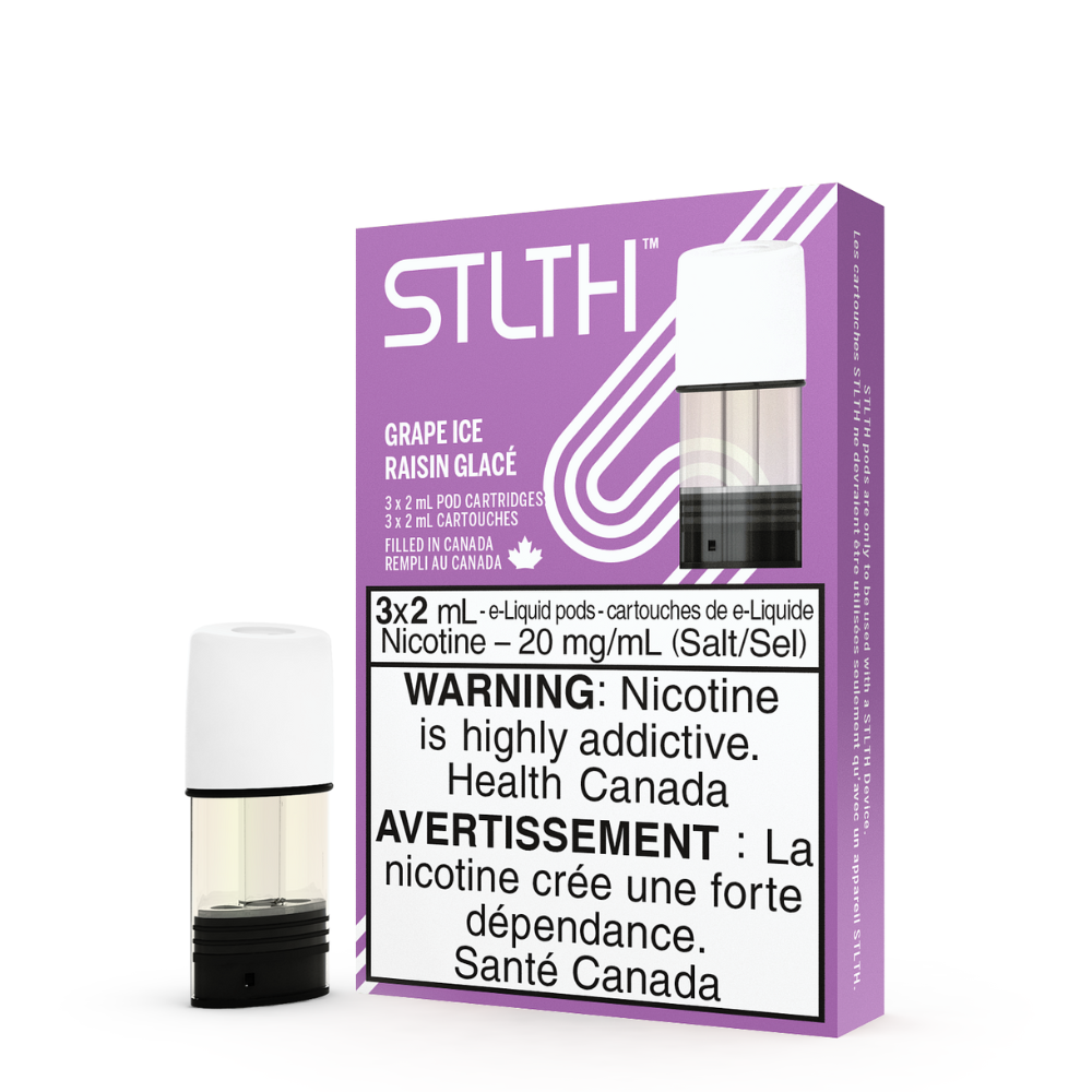 STLTH POD CARTRIDGE PRE-FILLED 3 PIECE PACK - GRAPE ICE