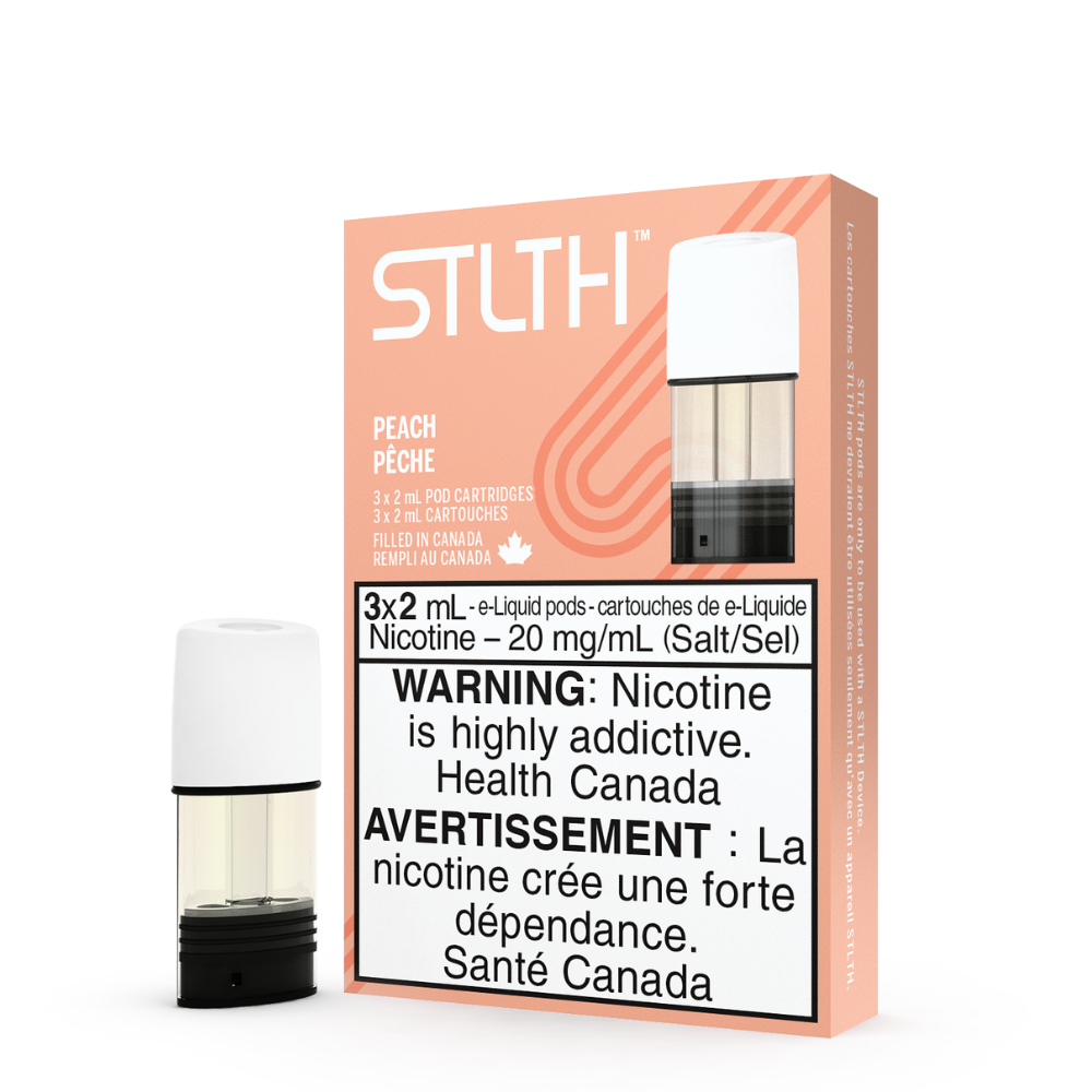 STLTH POD CARTRIDGE PRE-FILLED 3 PIECE PACK - PEACH