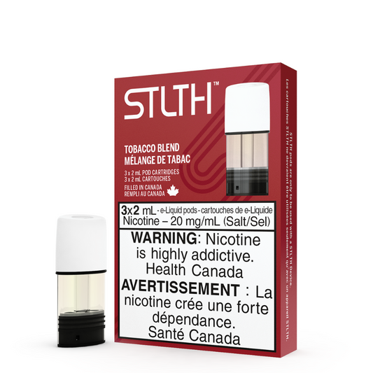 STLTH POD CARTRIDGE PRE-FILLED 3 PIECE PACK - TOBACCO BLEND