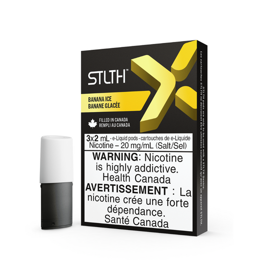 STLTH X POD CARTRIDGE PRE-FILLED 3 PIECE PACK - BANANA ICE