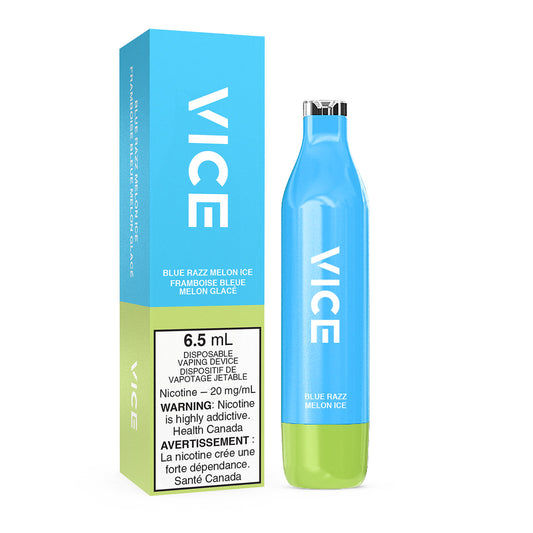 VICE 2500 DISPOSABLE VAPE - BLUE RAZZ MELON ICE