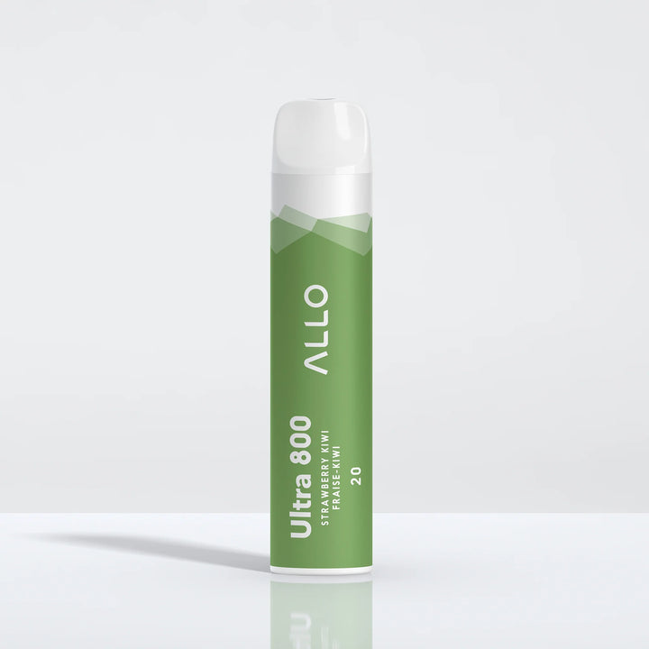 Allo Ultra 800 Strawberry Kiwi: 800 bold puffs of tropical fusion. No refills, no charging—ideal for on-the-go refreshment with every puff.